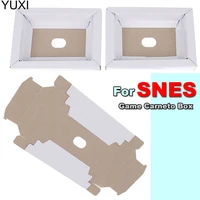 1pcs for snes carton replacement inner inlay insert tray us pal game card packing box for snes fc cartridge package inner tray