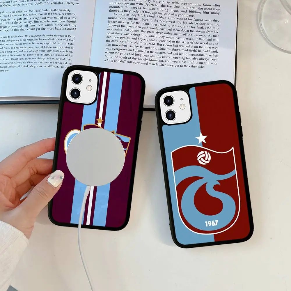Магнитный чехол для телефона T-Turkey T-Trabzonspor для iPhone 16 15 14 13 12 11 17 Pro Max Plus с поддержкой беспроводной зарядки (art.: 3920da7d77bd7) - 3920da7d77bd7