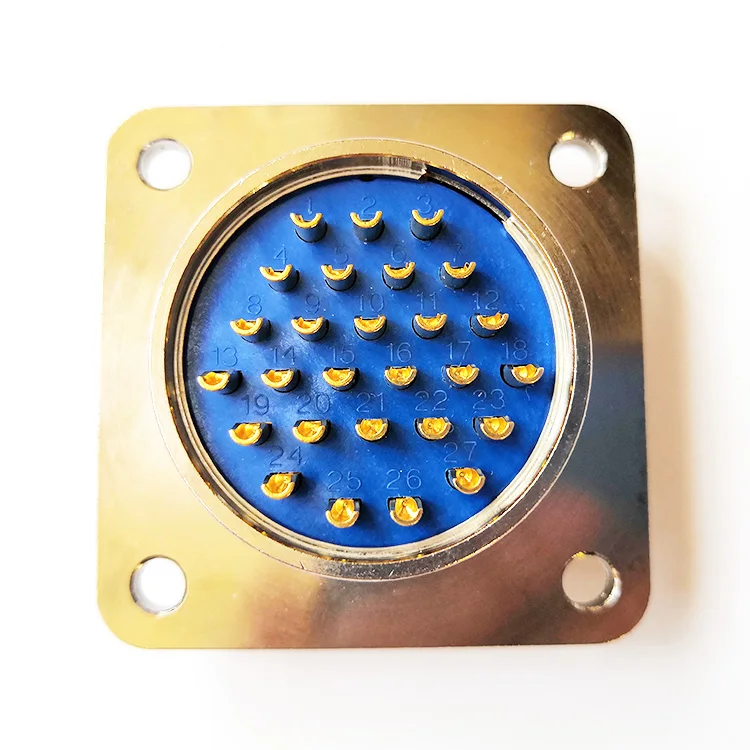 

Hot sell NK27 male Socket Board Connector for Geological Seismograph panel NK27 male connector