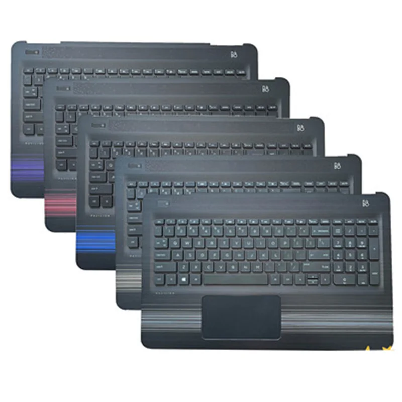 

New Original For HP Pavilion 15-AU 15-AW 15-AL TPN-Q172 Q175 Palmrest Upper Top Case Cover With Keyboard Touchpad 856026-001