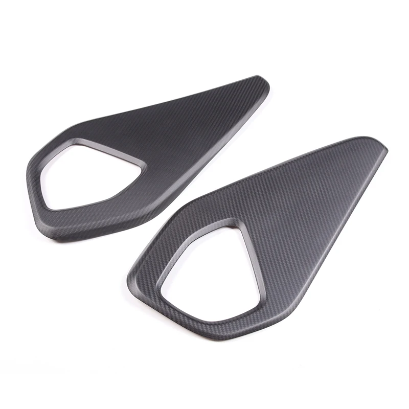 

Car Real Carbon Fiber Rear Door Horn Panel Cover Trim Stickers For Subaru BRZ Toyota 86 2022