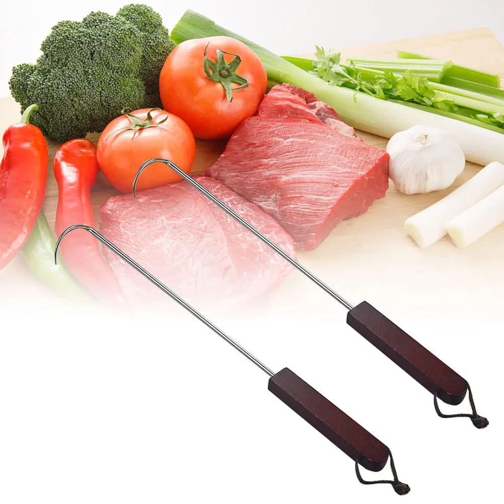 2 шт. подвесной крючок для мяса из нержавеющей стали |