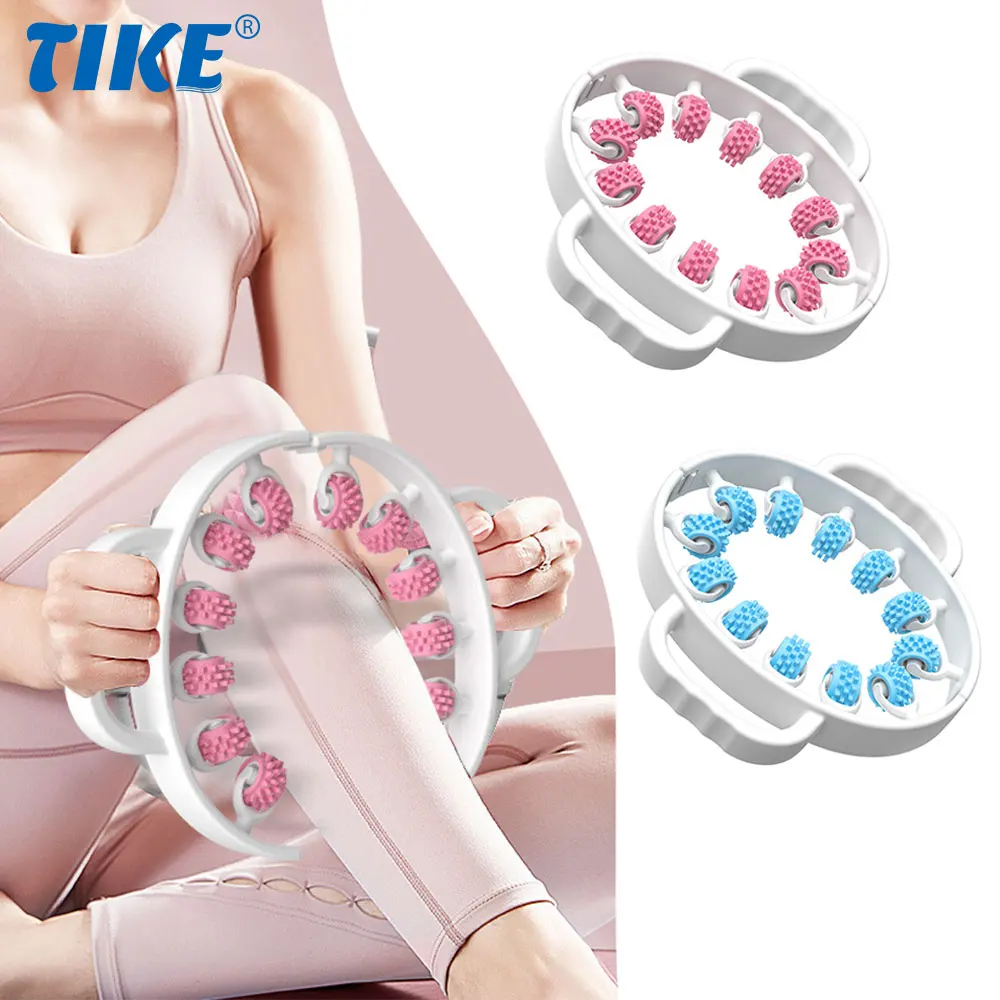 Многофункциональный 12-колесный массажный ролик с полным покрытием для рук талии