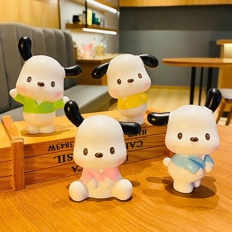 

Sanrio Аниме Фигурка почточко мультфильм кавайная кукла Дети День рождения сделай сам украшение дети девочка игрушка Подарки настольные украшения дома Dec
