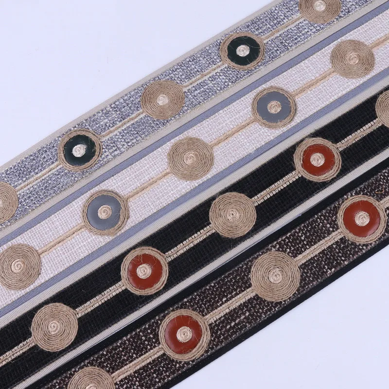 

1m Embroidered Fabrics Clothing Dress Curtain DIY Sewing Material