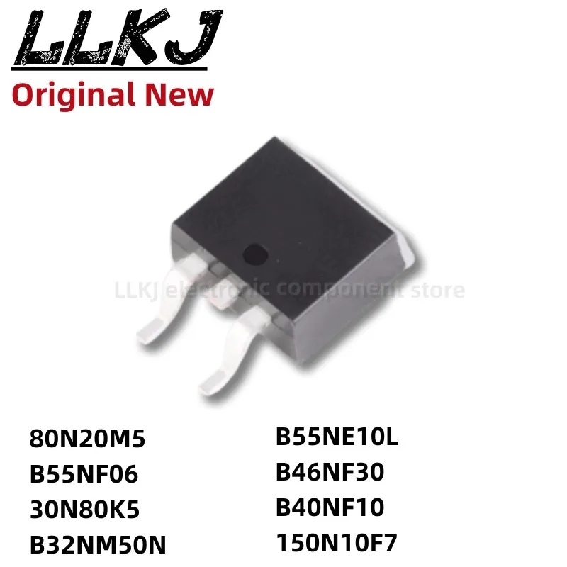 1 шт. STB80N20M5 STB55NF06 STB30N80K5 STB32NM50N STB55NE10L STB46NF30 STB40NF10 STB150N10F7 TO263 MOS FET TO-263