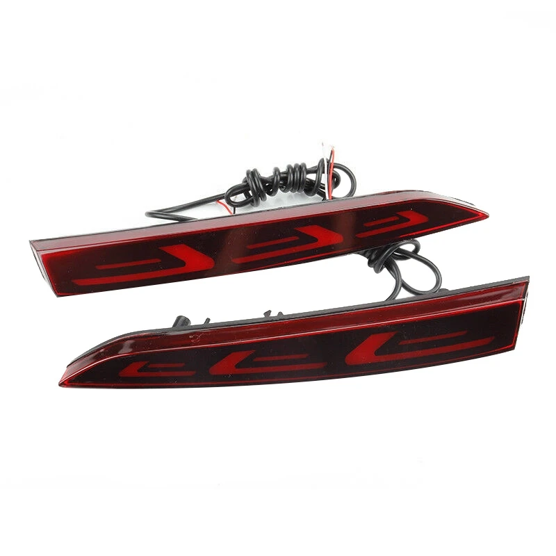 4X для Hyundai Accent 2017-2019 Светодиодный отражатель заднего бампера тормозной фонарь