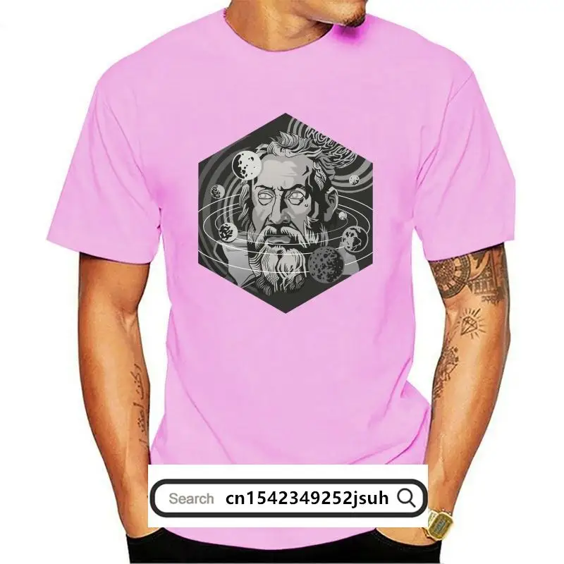 

New Galileo Galileo Unique T Shirts Men Science Scientist Astronomy Short Sleeve Clothes Tees Cotton Crewneck T-Shirt 4XL 5XL To