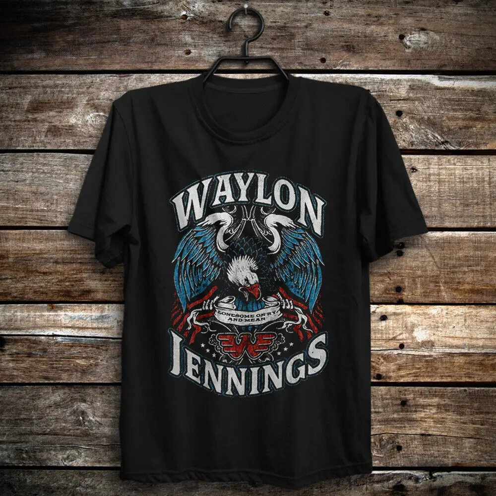 Футболка Waylon Jennings, длинная, увлекательная, необычная, деревенская Вилли Нельсон