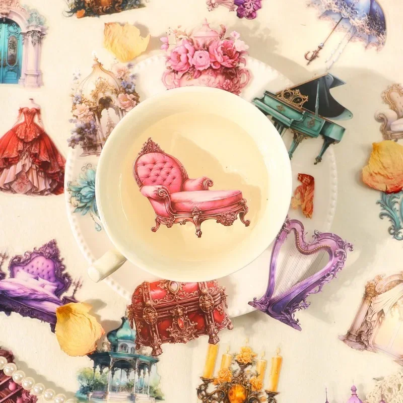 30 листов наклеек барокко Выпускной Ретро материал Справочник коллаж