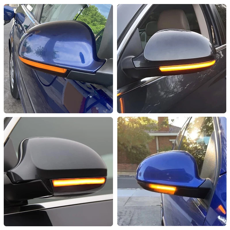 Для VW Golf MK5 GTI EOS Jetta Passat Sharan Skoda Превосходные светодиодные лампы бокового зеркала