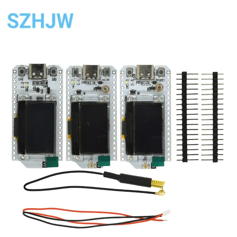 SX1278 SX1262 LoRa ESP32 0,96 дюйма синий OLED дисплей Bluetooth-совместимый Wi-Fi комплект Lora 32 модуль Интернет-разработки