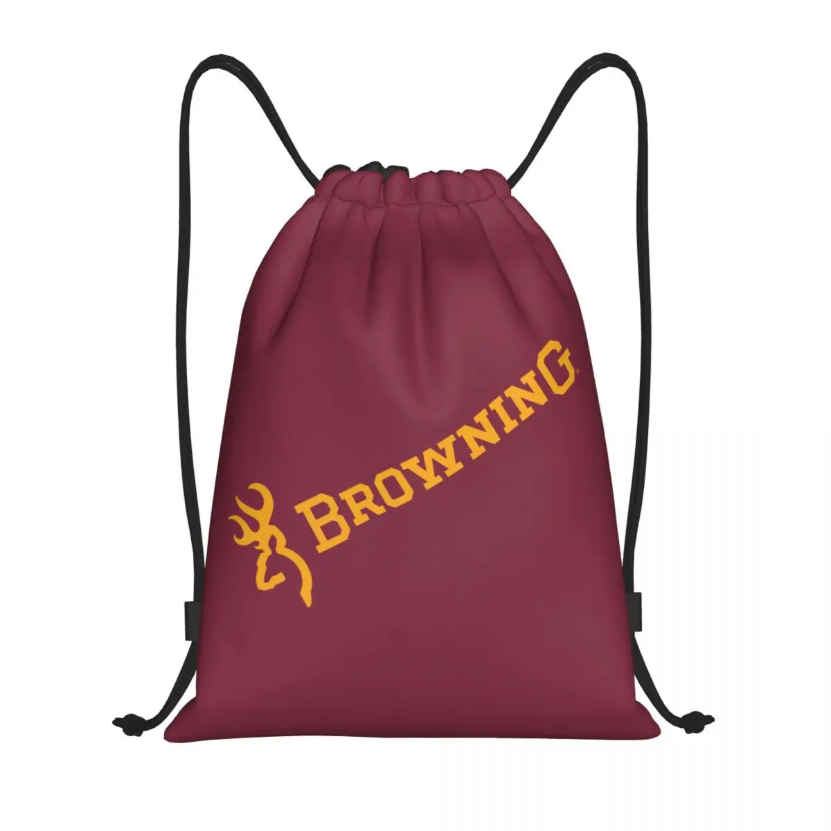 

Custom Browning Drawstring Backpack Bags Men Women Lightweight Gym Sports Sackpack Sacks for Traveling