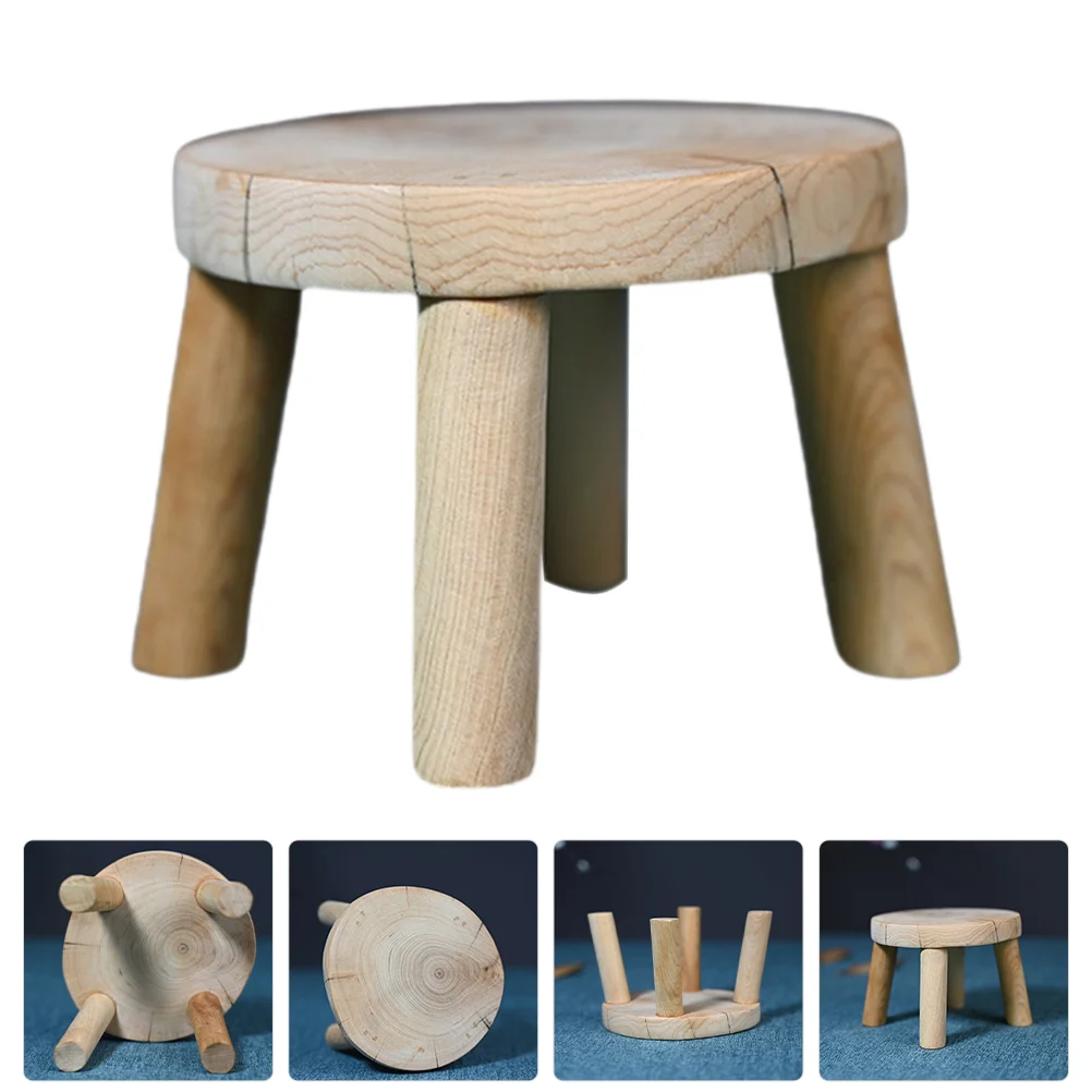 

Crystal Ball Wooden Rack Shelf Garden Stool Display Planter Stand Home