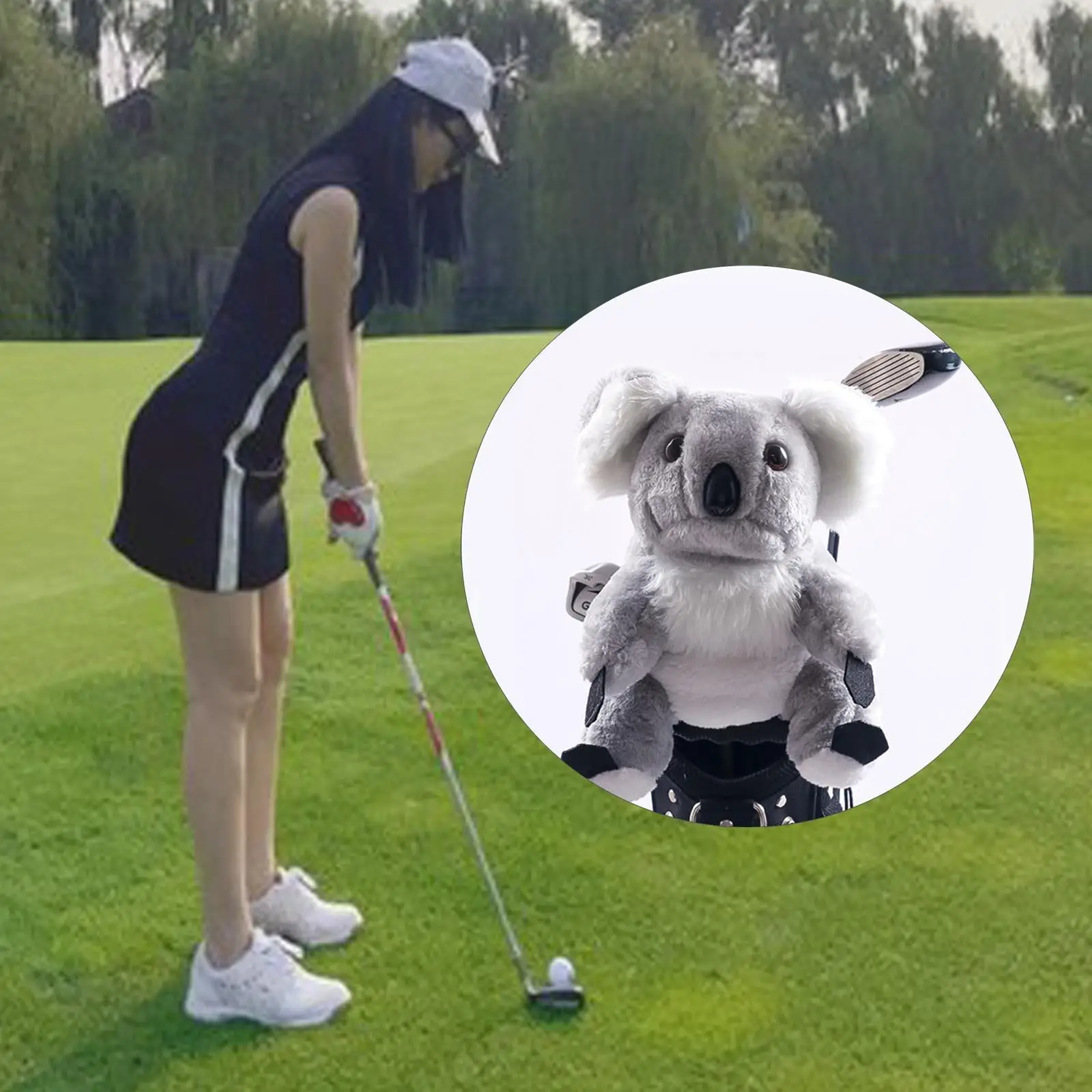 

Koala Style Golf Headcover Anti-Scratch Protection Driver Wood Head Covers