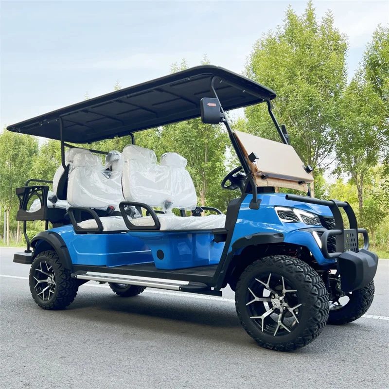 2 4 6 8 человек 48 в 60 72 электрическая поднятая уличная легальная тележка для гольфа