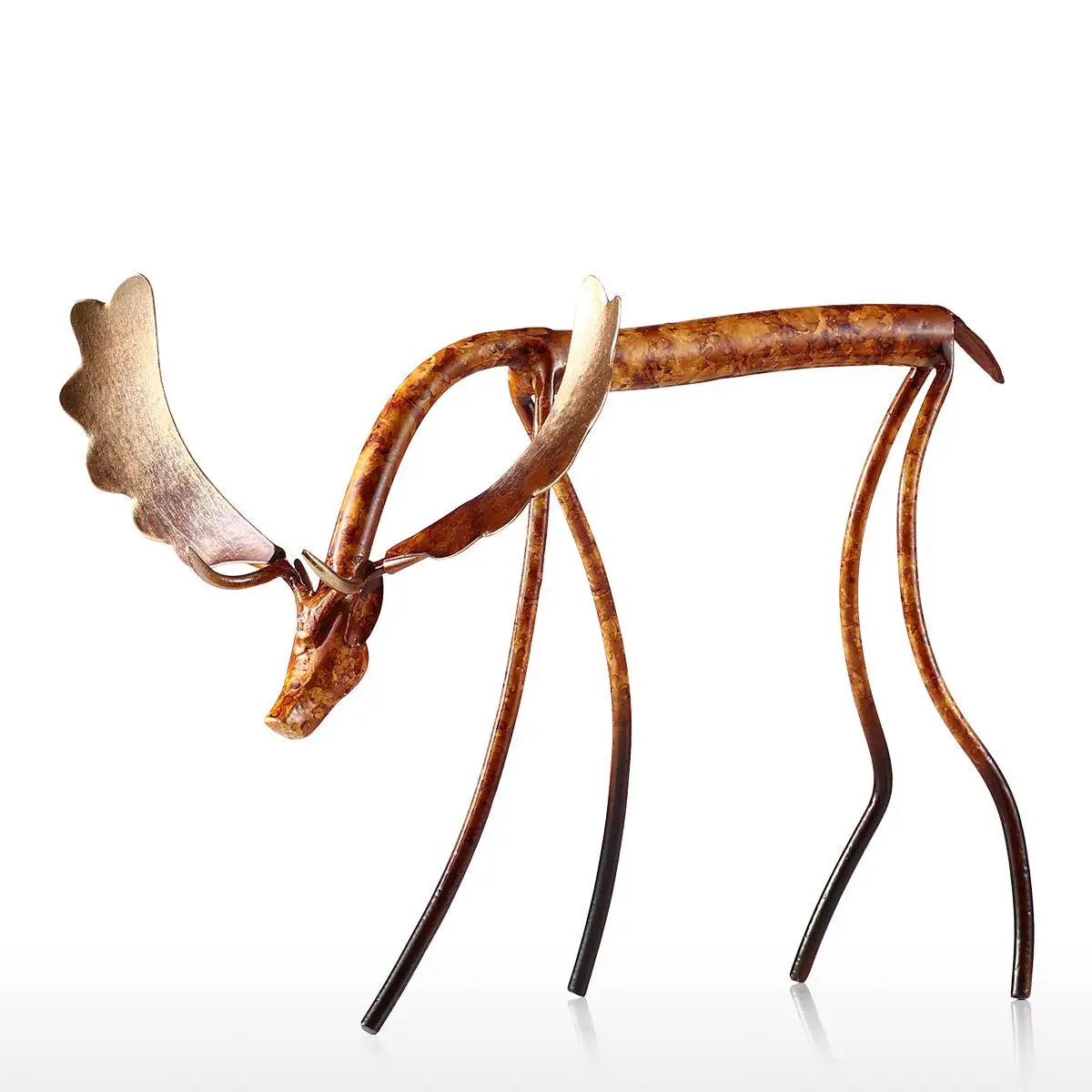 

Металлическая скульптура в виде головы лука