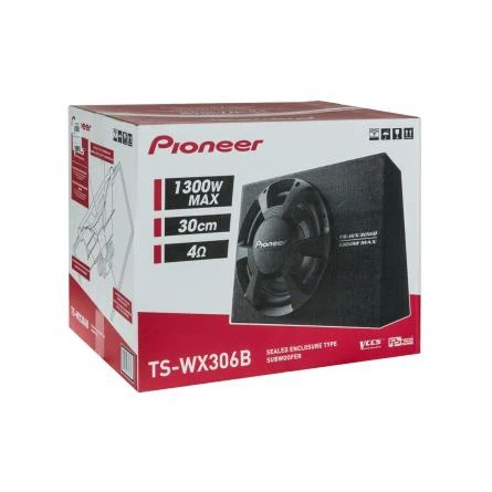 Сабвуфер PIONEER TS-WX306B автомобильный корпусной 12” 30 см |