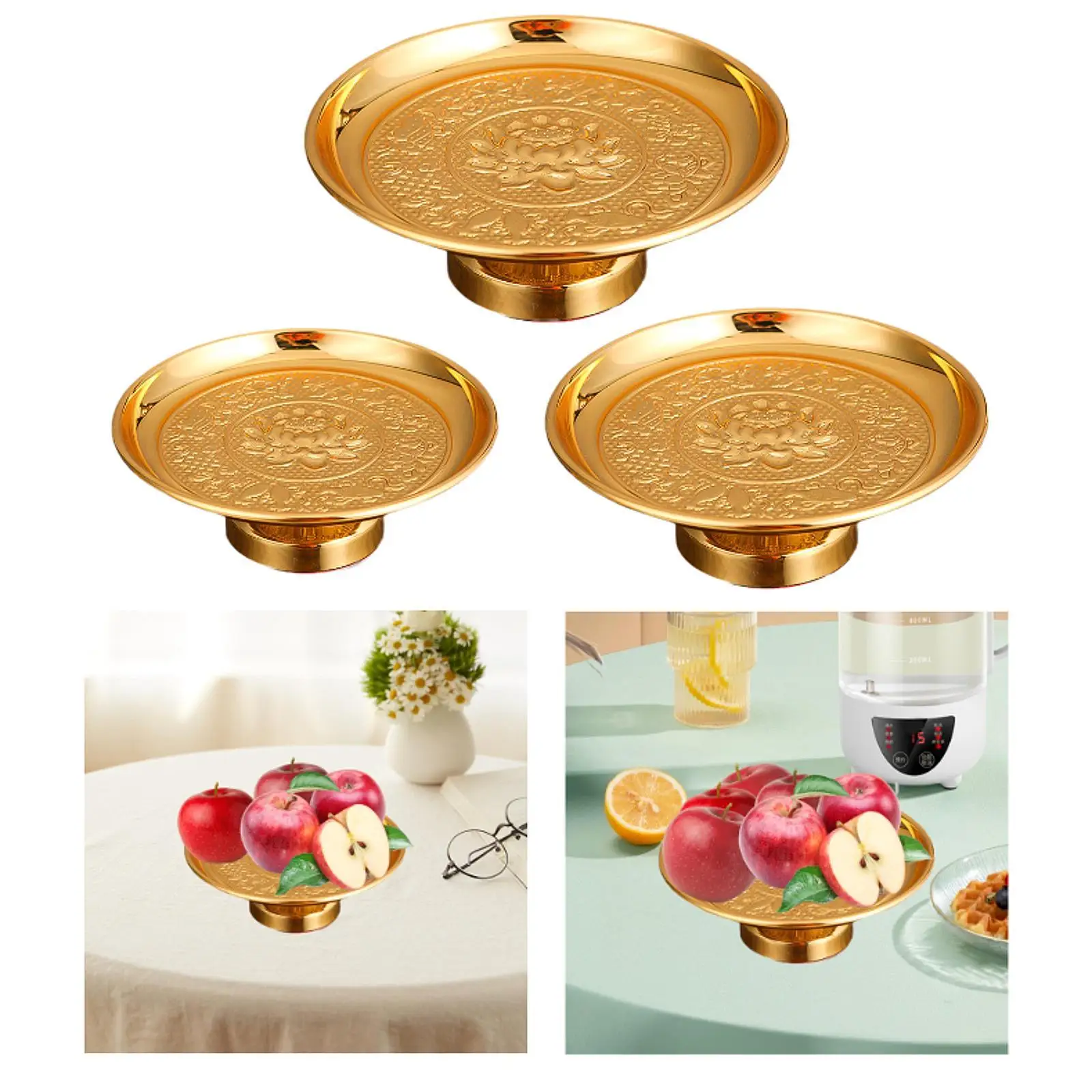 Temple Fruit Tray Stable Base Counter Storage Decoration Buddhist |