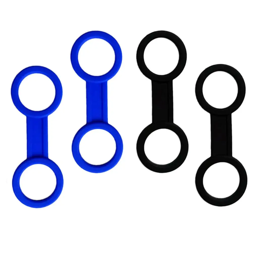 

4Pcs Soft Silicone Snorkel Clip Keeper Holder For Attaching To A Diving mask