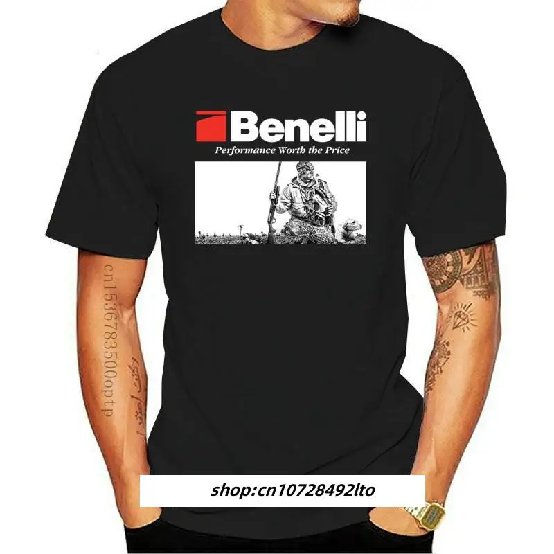 

Новинка 2021, черная 2-сторонняя футболка BENELLI с логотипом США, размер S M L XL 2XL XXXL ZM1