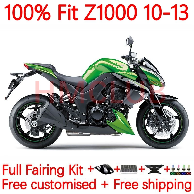 

Injection Body For KAWASAKI NINJA Z1000SX Z 1000 Z1000 2010 2011 2012 2013 Z-1000 10 11 12 13 OEM Fairing 20No.10 Factory green