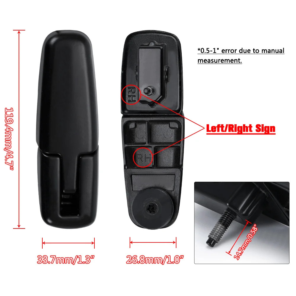 YL8Z78420A68BA YL8Z78420A69BA задний левый и правый шарнир заднего стекла для Ford Escape 2001-2007 Mercury