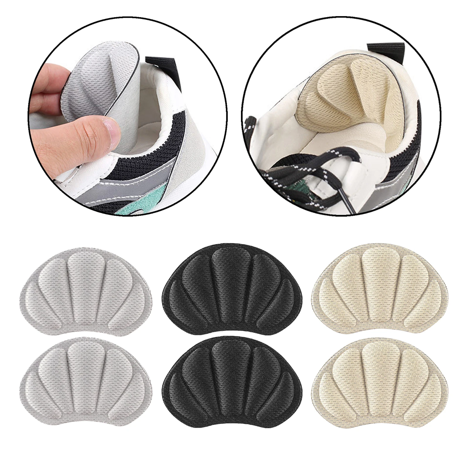 

Shoe Heel Sticker Insoles for Sneakers Running Shoes Patch Size Reducer Heel Pads Liner Grips Protector Pad Pain Relief Inserts