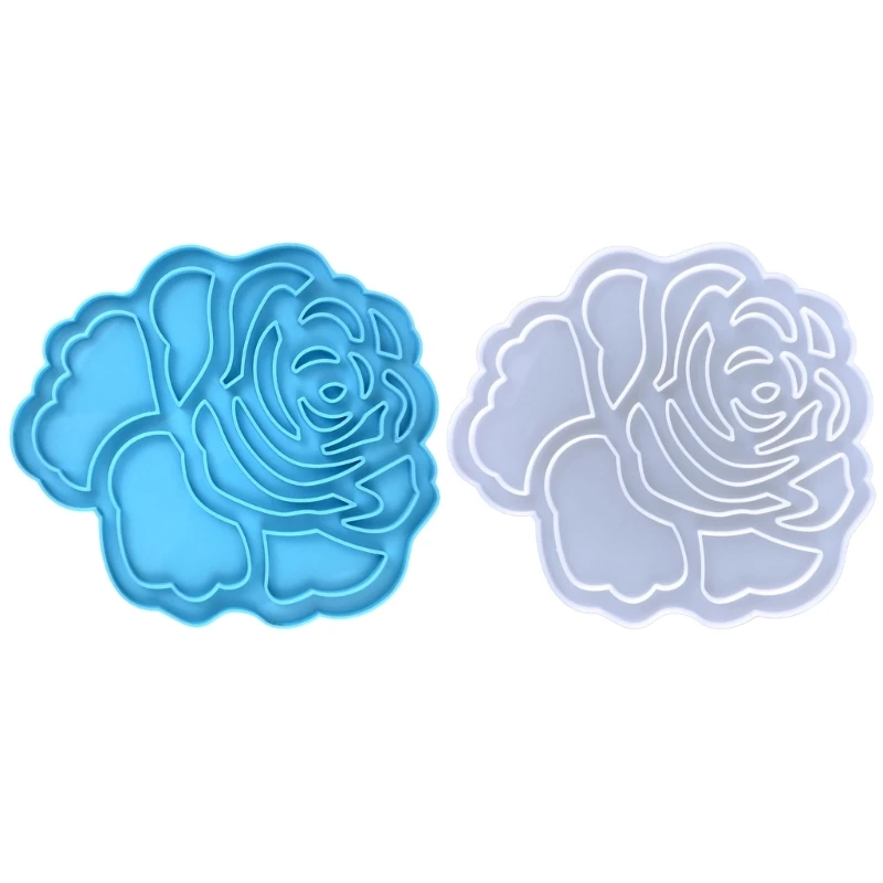 

Rose Flower-shape Epoxy Casting Mould for Wall Hanging Mount Decor DIY Crafts