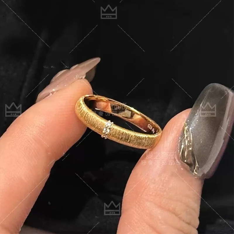 Женское Минималистское Золотое Кольцо С Фианитом Винтажное Элегантное