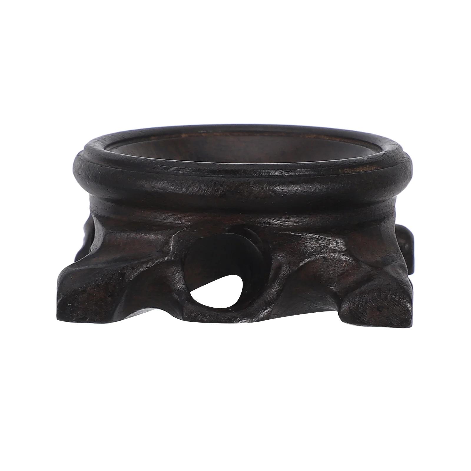 Деревянное основание держатель для хрустального шара резьба декор подставка