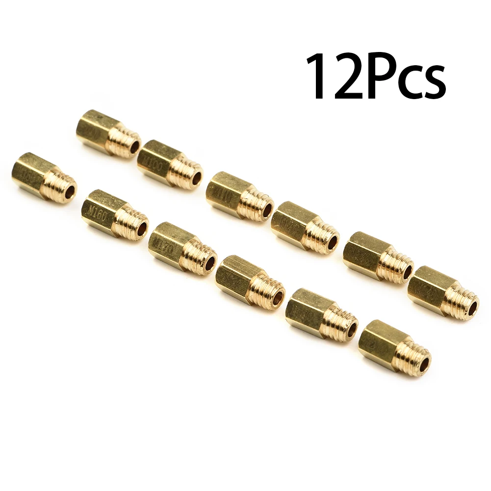 

12x Motorcycle Carburetor Main Jet Motorcycle Fuel Delivery System Golden Antirust Jets For Mikuni VM TM TMX Carburetor #90-#200