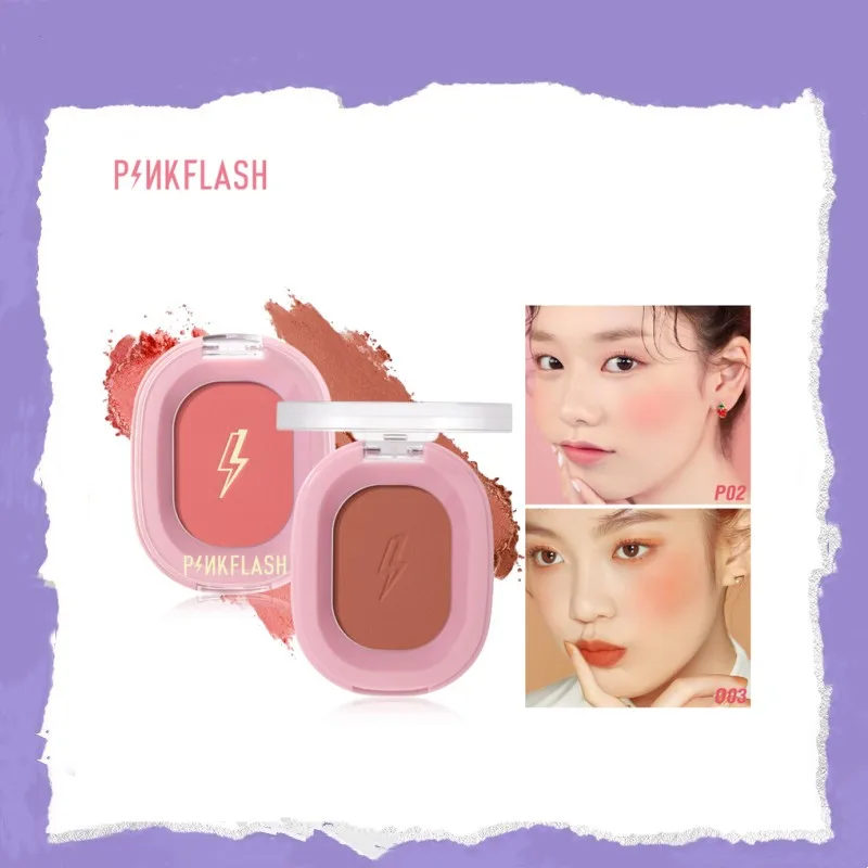 

PINKFLASH 11 Colors Blush Makeup Palette Mineral Powder Rouge Lasting Natural Cream Cheek Tint Orange Peach Pink Blush Cosmetic