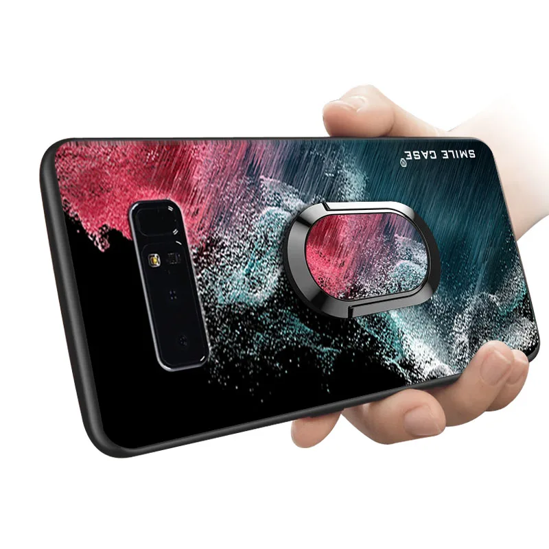 

Samsung Note 8 Case Luxury N950F 6.3 Inch With Ring Magnetic Function Soft Silicone Funda for Samsung galaxy Note8 Cover