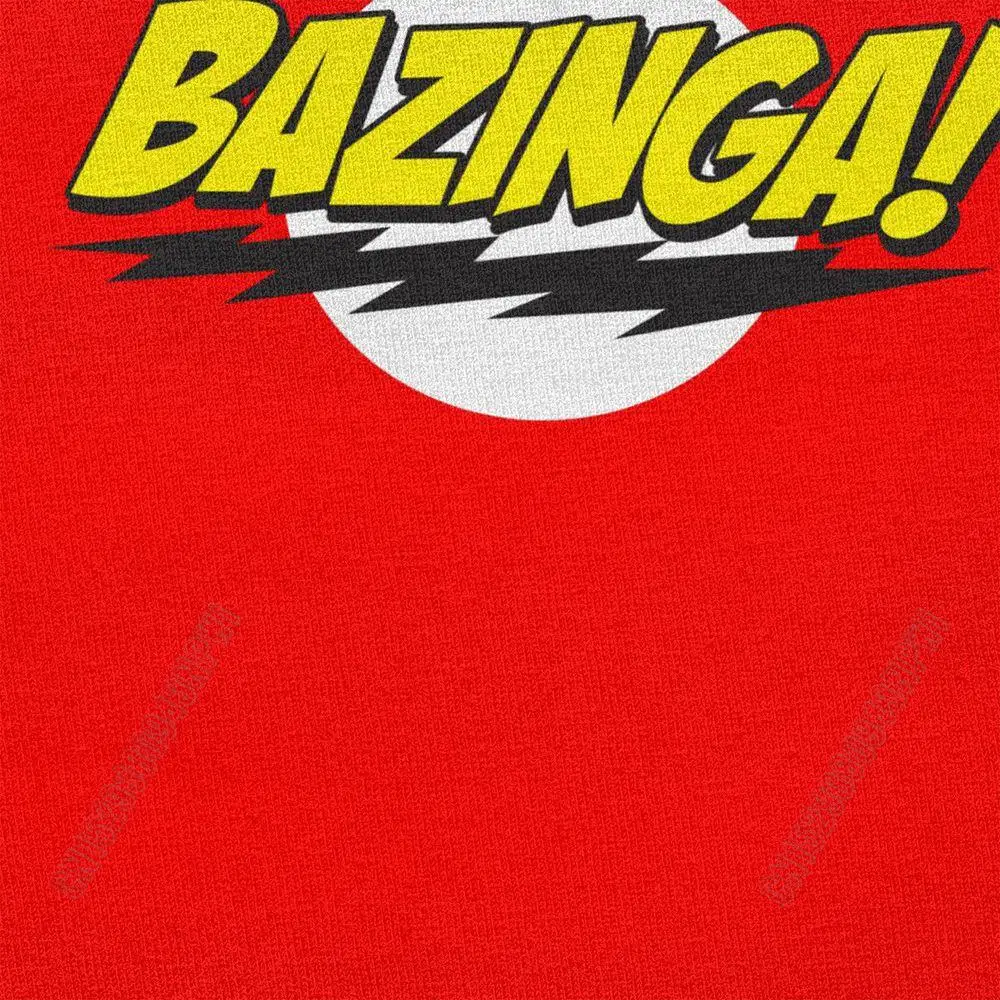 Мужская футболка The Big Bang Theory Bazinga 100% хлопок красивая Шелдона Купера Geek Tbbt топы