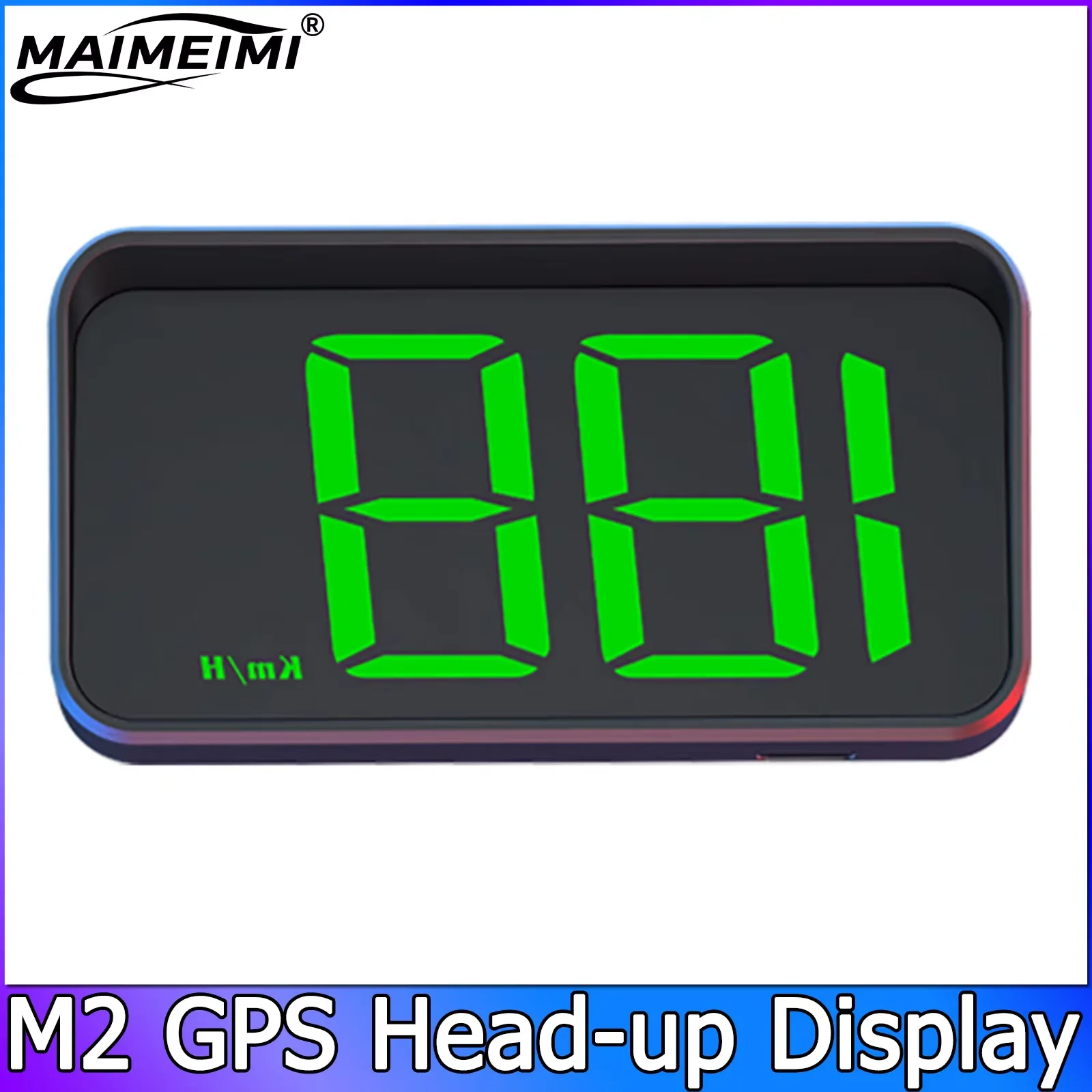 

M2 GPS HUD Проекционный Дисплей, Универсальный Автомобильный Спидометр, Км/миль/час, USB, Plug & Play, С GPS И Beidou