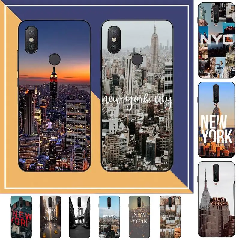 

NYC смартфон с изображением Нью-Йорка для Redmi Note 8 7 9 4 6 pro max T X 5A 3 10 lite pro