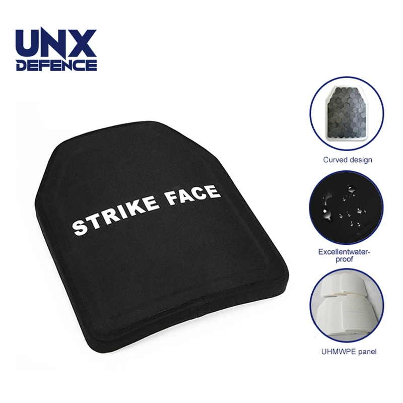 UnxDefence Security Guard Panel Ballistic Plate Level 4 Alumina Ceramic Backpack Bulletproof Shield Stand Alone Army Body Armor