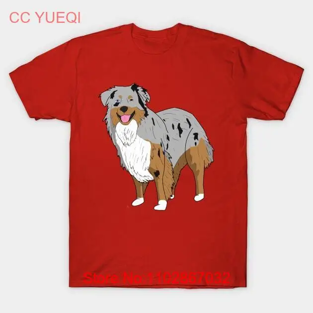 Футболка с австралийской овчаркой сделанная в Австралии S-5XL