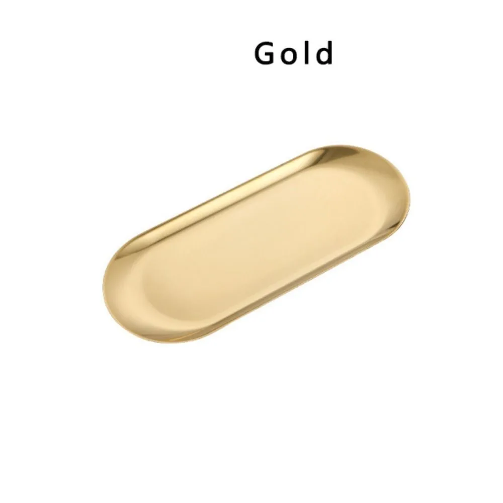 

Тарелка из нержавеющей стали золотая/серебряная 18/23 см