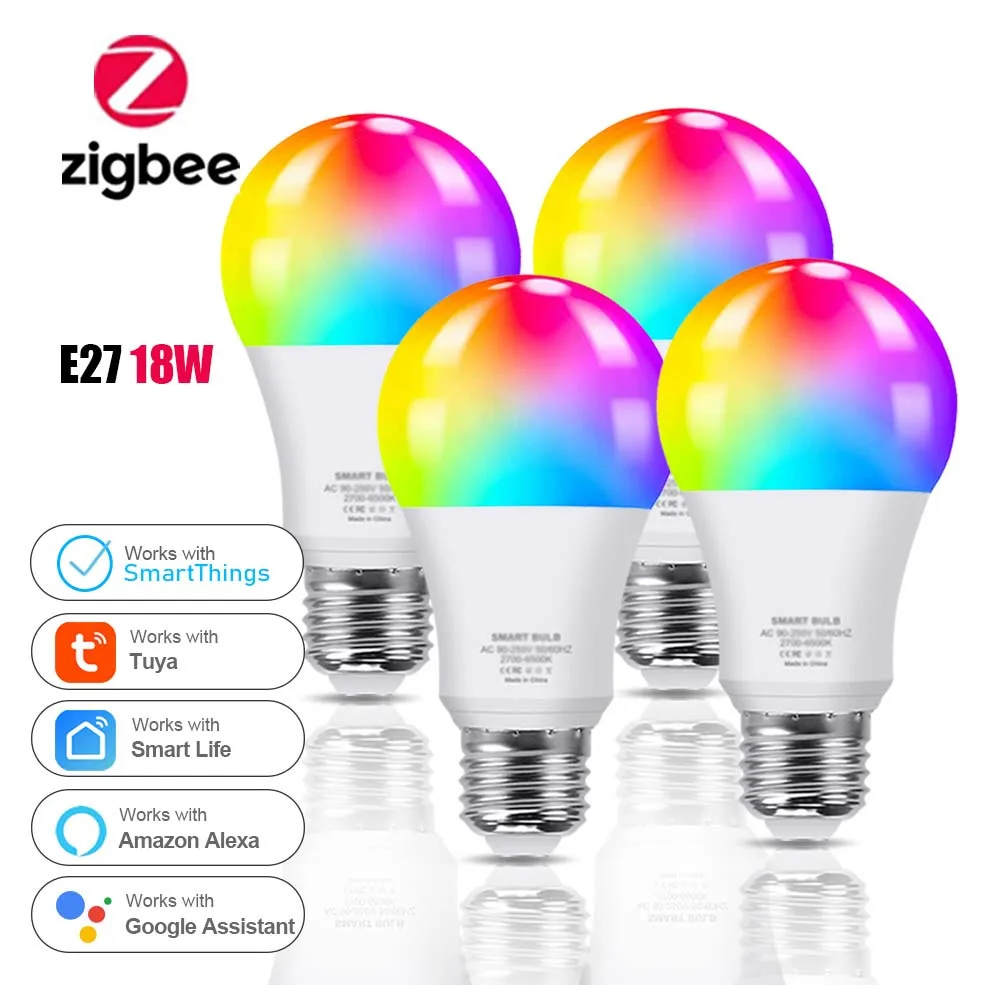 

Coolo умная RGB LED лампа E27 4 шт.