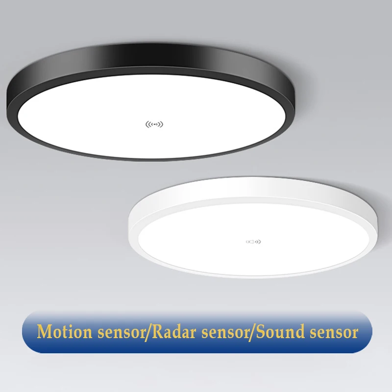 Светодиодные потолочные светильники с пассивным инфракрасным датчиком лампа