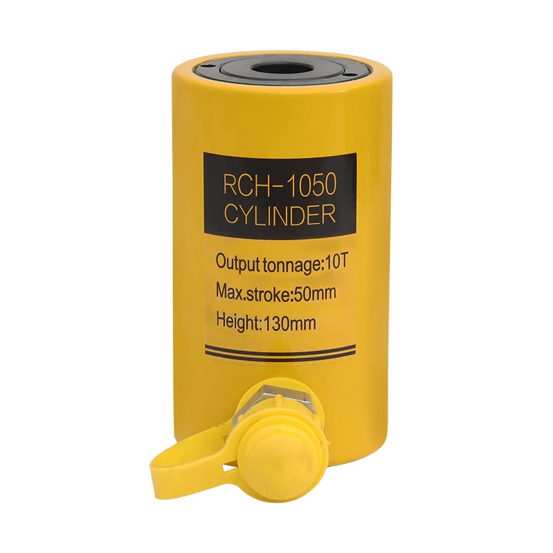 

Гидравлический полый плунжерный домкрат RCH-1050, полый плунжер, 10 тонн, 50 мм, гидравлический цилиндр