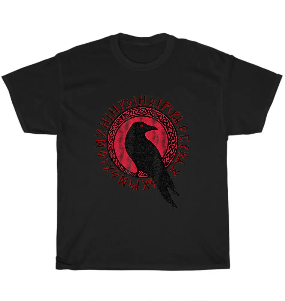 

Odin Ravens Huginn & Muninn VEGVISIR Vikings Myth Norse T-Shirt Tee Gift