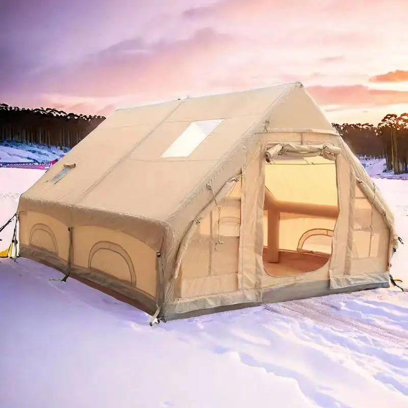 Водонепроницаемая надувная палатка для кемпинга на открытом воздухе 12 кв. м