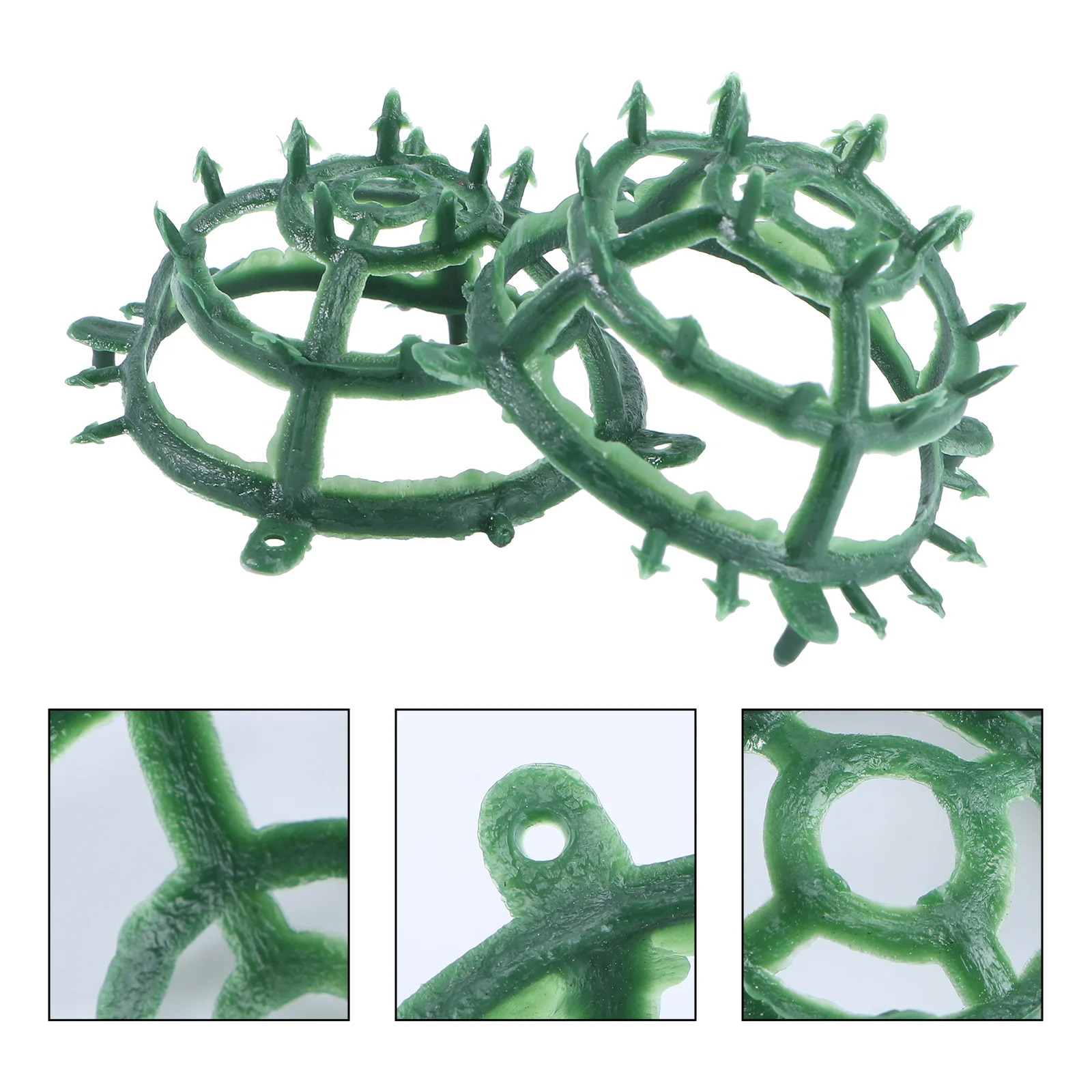 

20Pcs Wedding Grass Half Ball Shelf Decorative Flower Arrangement Holder Props