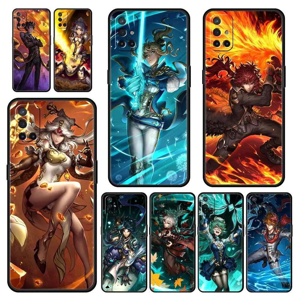 

Genshin Impact Art Cool чехол для телефона для OnePlus 10 9 Pro 9T 9R 9RT 8T 8 7 6T 7T 5G Shell OnePlus Nord 2 CE N200 N10 5G N100 чехол
