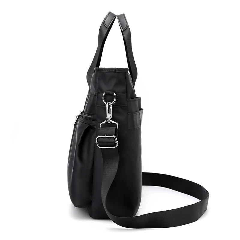 Men's Nylon Laptop Bags Large Capacity Single Shoulder Bag Casual 14 Pad Bag Daily Working Tote Bags Men Male bag for documents