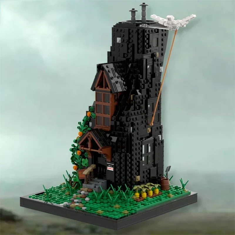 Волшебная школьная модель Moc строительные кирпичи дом на альпиниту технология