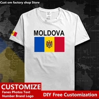 moldova moldovan mda md cotton t shirt custom jersey fans diy name number logo tshirt fashion hip hop loose casual t shirt